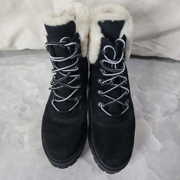 Timberland Teddy Fleece Waterproof Fold-Down Boots - Picture 5 of 7